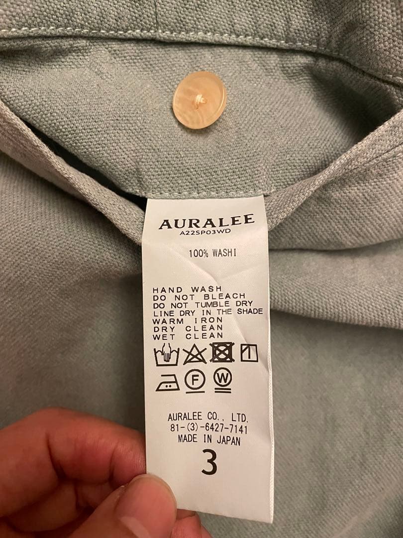 【常田大希着】22ss AURALEE WASHI DUCK SLACKS 3