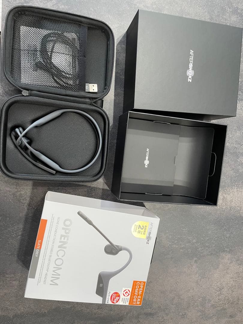 【使用1ヶ月】AFTERSHOKZ ワイヤレスヘッドセット