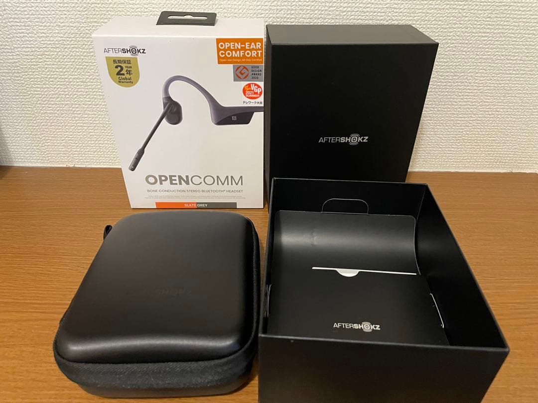 【使用1ヶ月】AFTERSHOKZ ワイヤレスヘッドセット