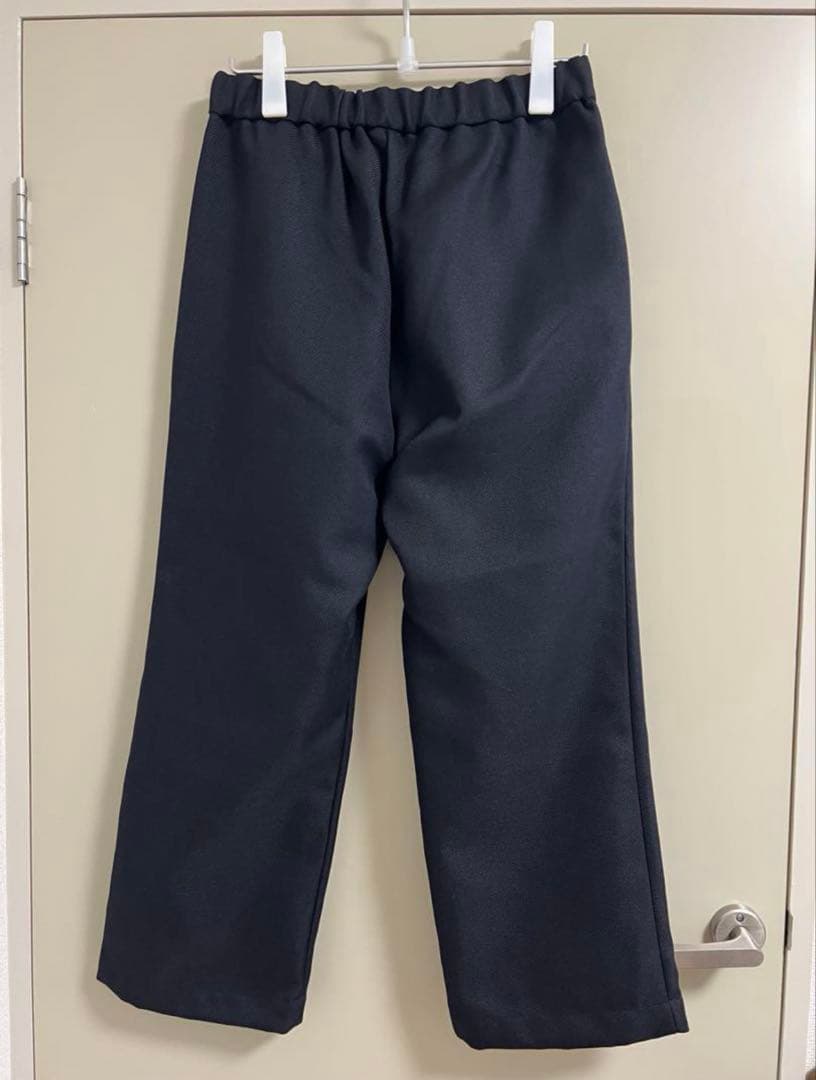 “マイヨ”ツイード・イージートラウザー・ネイビー・未使用品