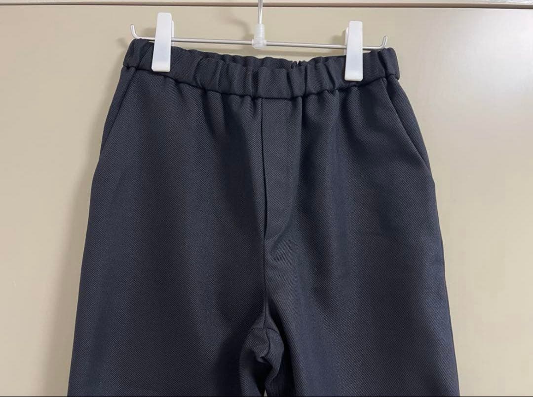 “マイヨ”ツイード・イージートラウザー・ネイビー・未使用品