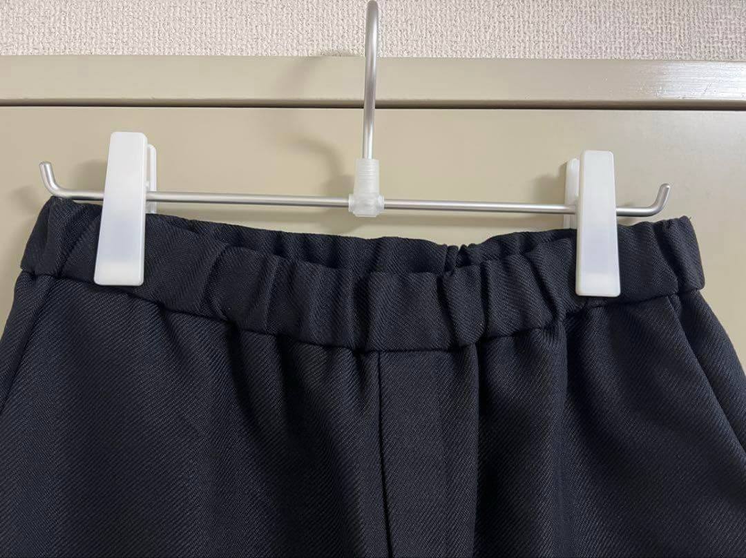 “マイヨ”ツイード・イージートラウザー・ネイビー・未使用品