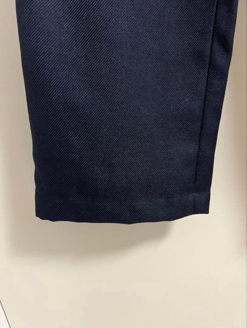 “マイヨ”ツイード・イージートラウザー・ネイビー・未使用品