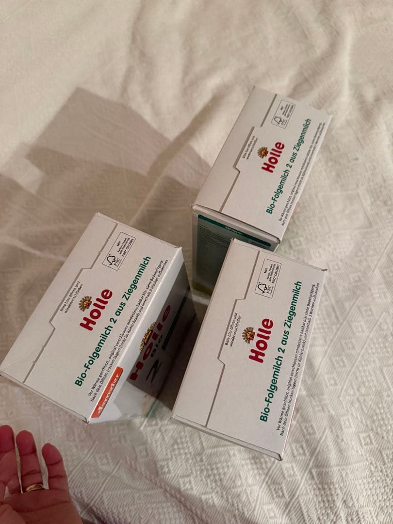 ホレ オーガニック 山羊 ヤギ粉ミルク Step2 400g×3 HOLLE