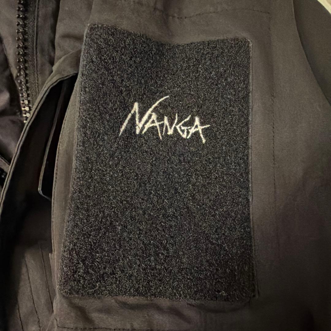 NANGA ブラック ダウンジャケット