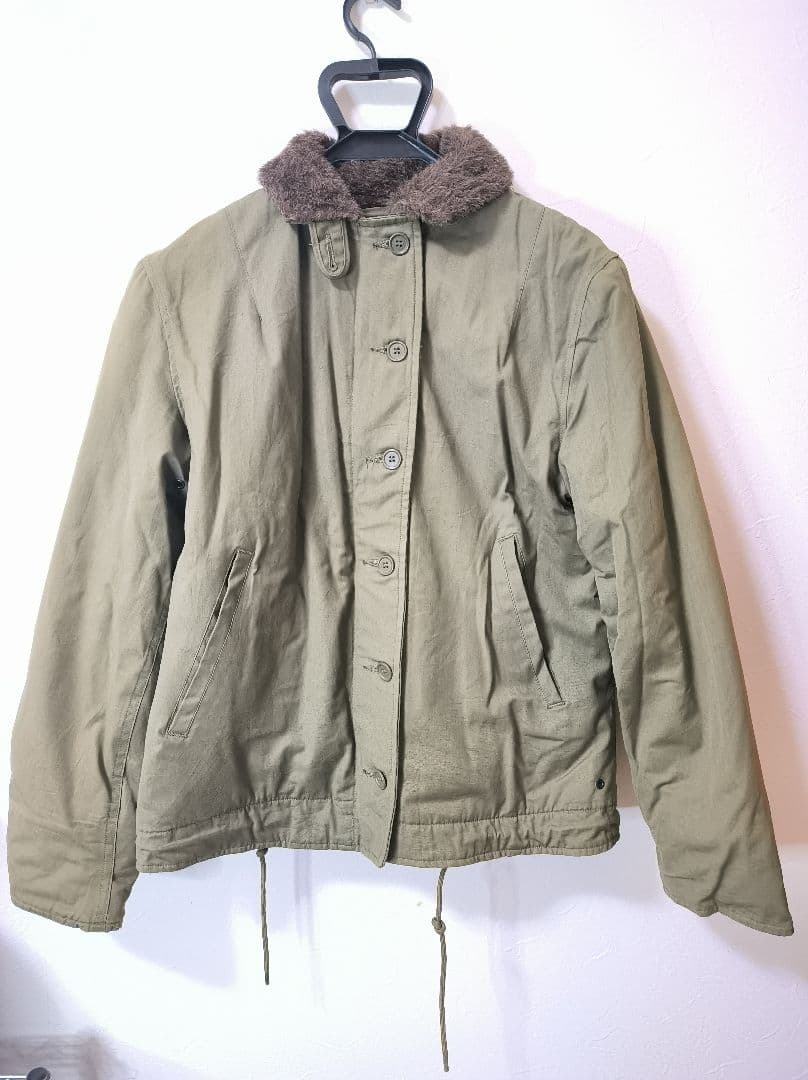 40s〜50s ビンテージ　コの字ジップ　N-1 デッキジャケット　ミリタリー