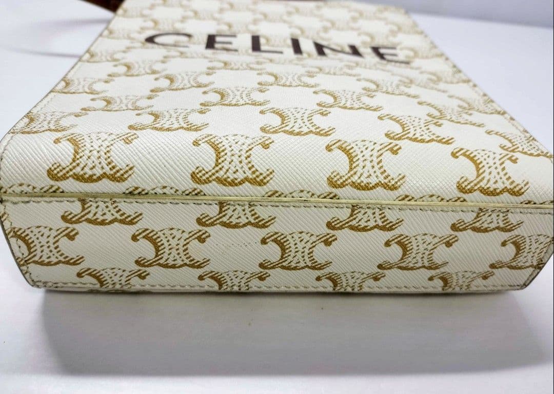 CELINE 　ミニバーティカルカバ　トリオンフ　ショルダーバッグ　美品
