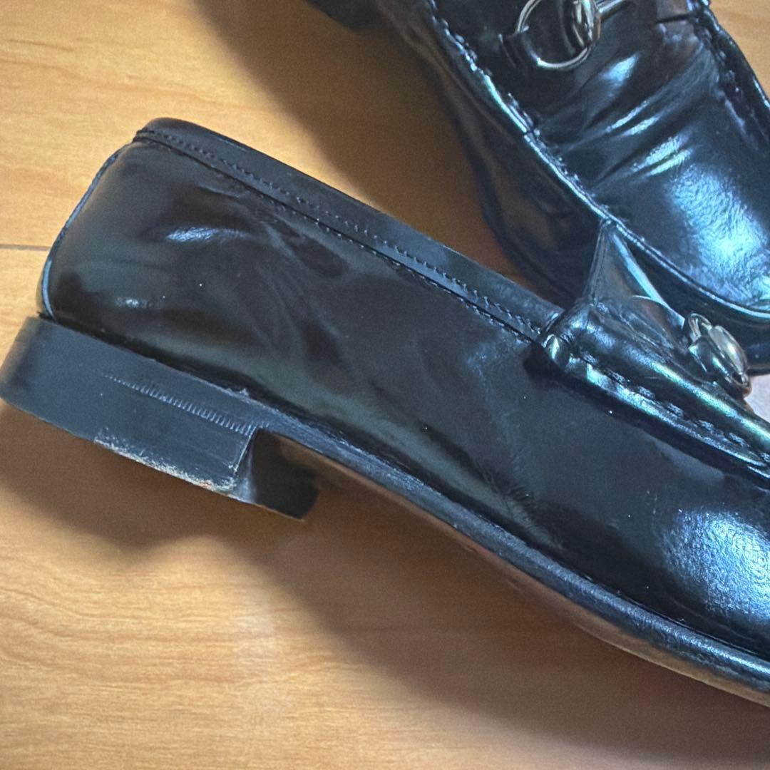 gucci ローファー　ビットローファー　23cm ブラック
