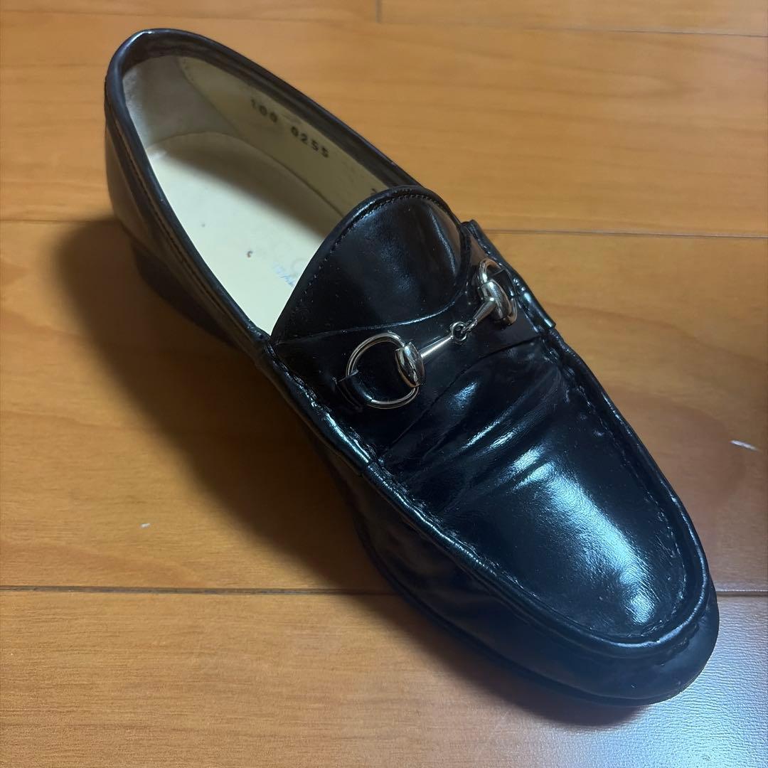 gucci ローファー　ビットローファー　23cm ブラック
