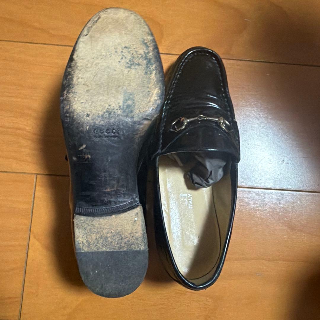 gucci ローファー　ビットローファー　23cm ブラック
