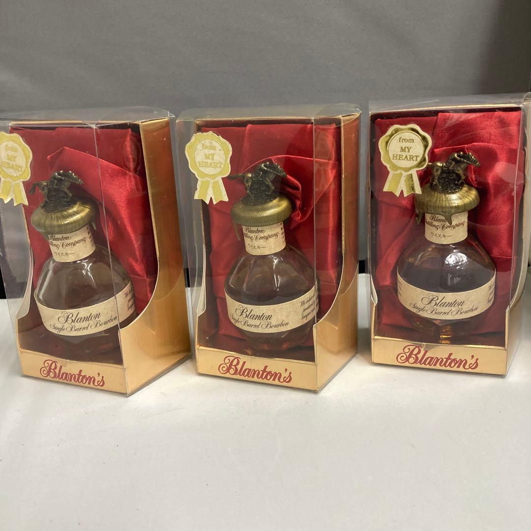 【ミニチュアボトル】Blanton’s（ブラントン） ※液面低下 3本