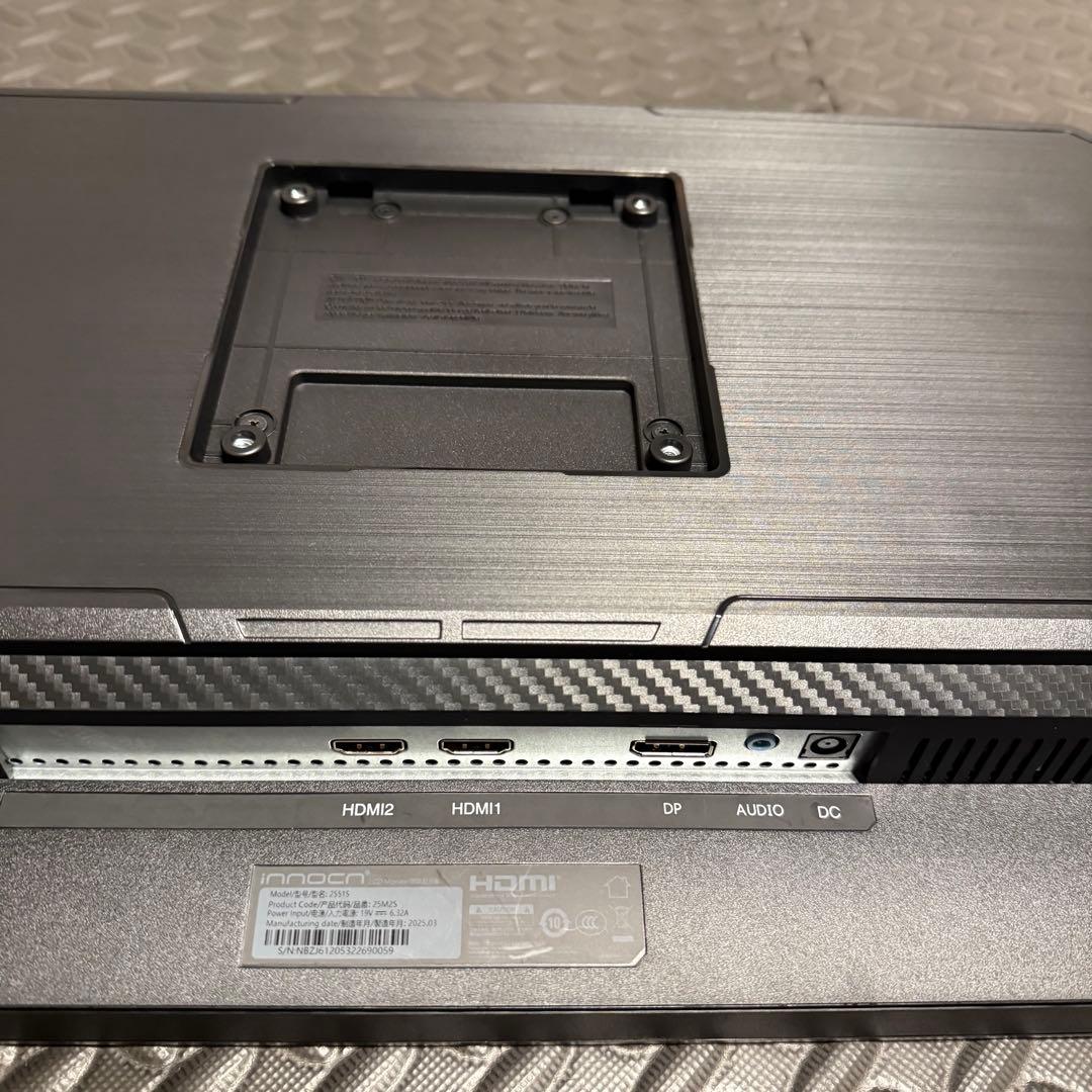 INNOCN 24.5インチ WQHDモニター 25M2S