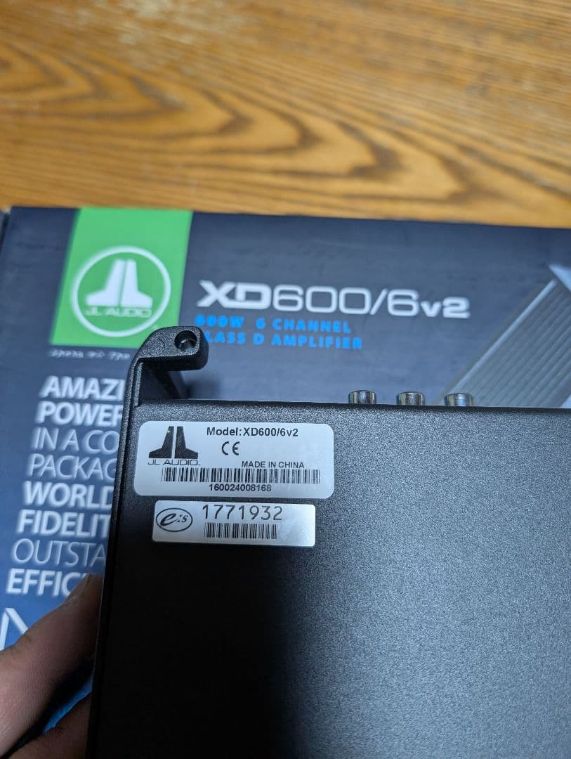 JL Audio XD600/6v2 カーアンプ　極美品