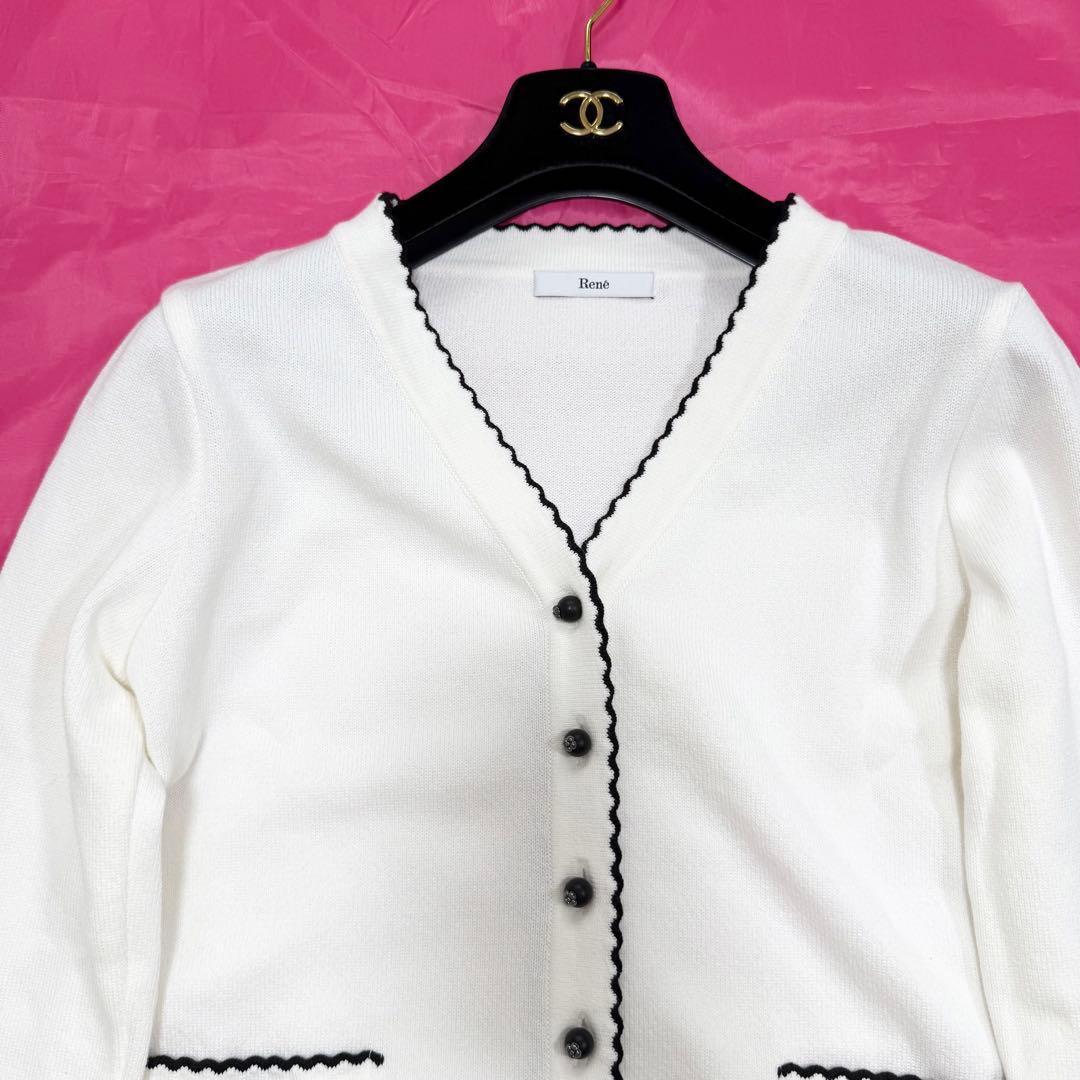 【極美品✨】ルネ　カーディガン　羽織り　アウター　カメリア　36 2025年