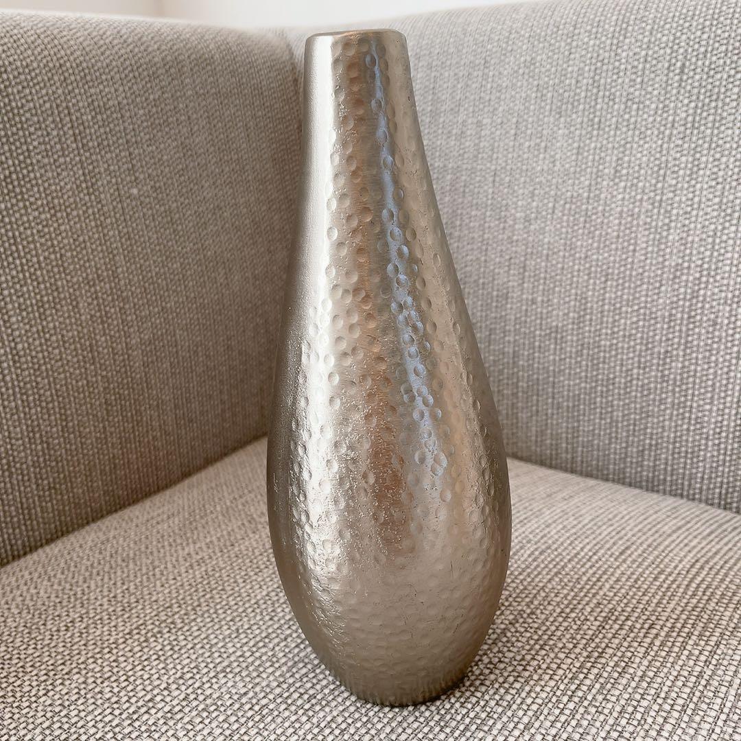 ACTUS シルバーフラワーベース大小