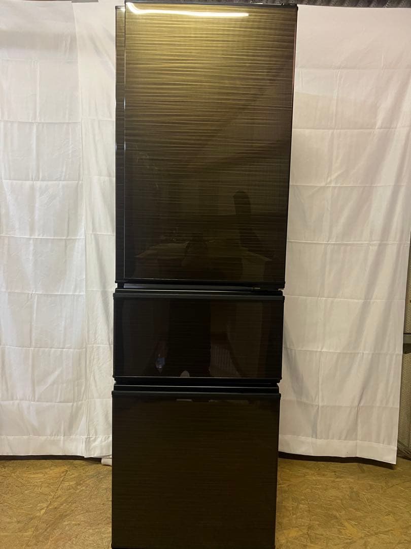 三菱 冷蔵庫 MR-CX30BKF-BR 2021年製 300L 右開き