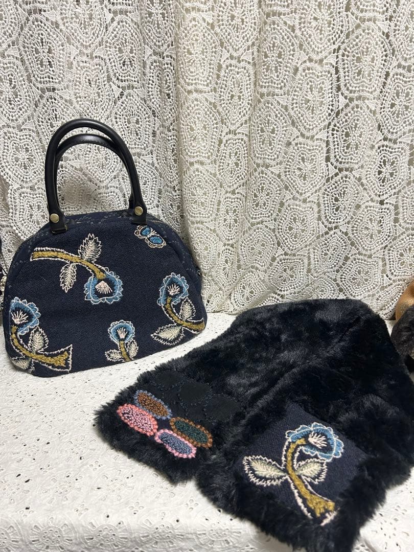 専用えべっさん　福くるセット レアタルト＆yume バッグ＆マフラー＆ニットop