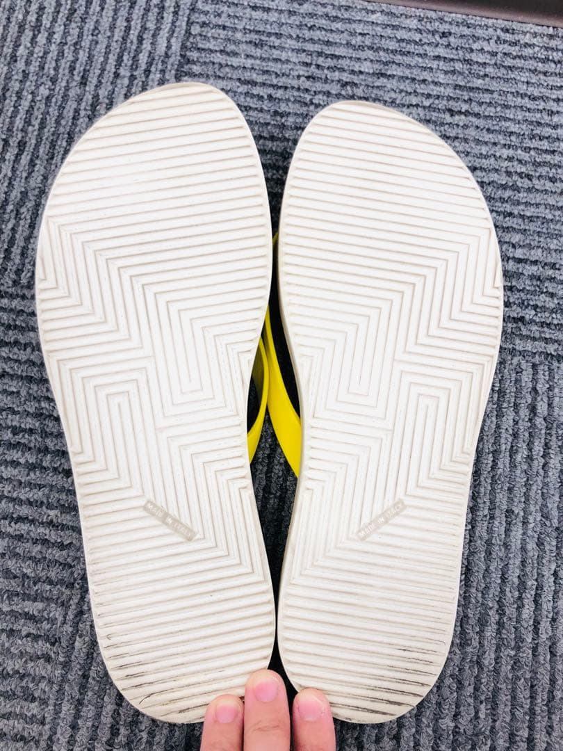 HERMES エルメス レザービーチサンダル 黄色