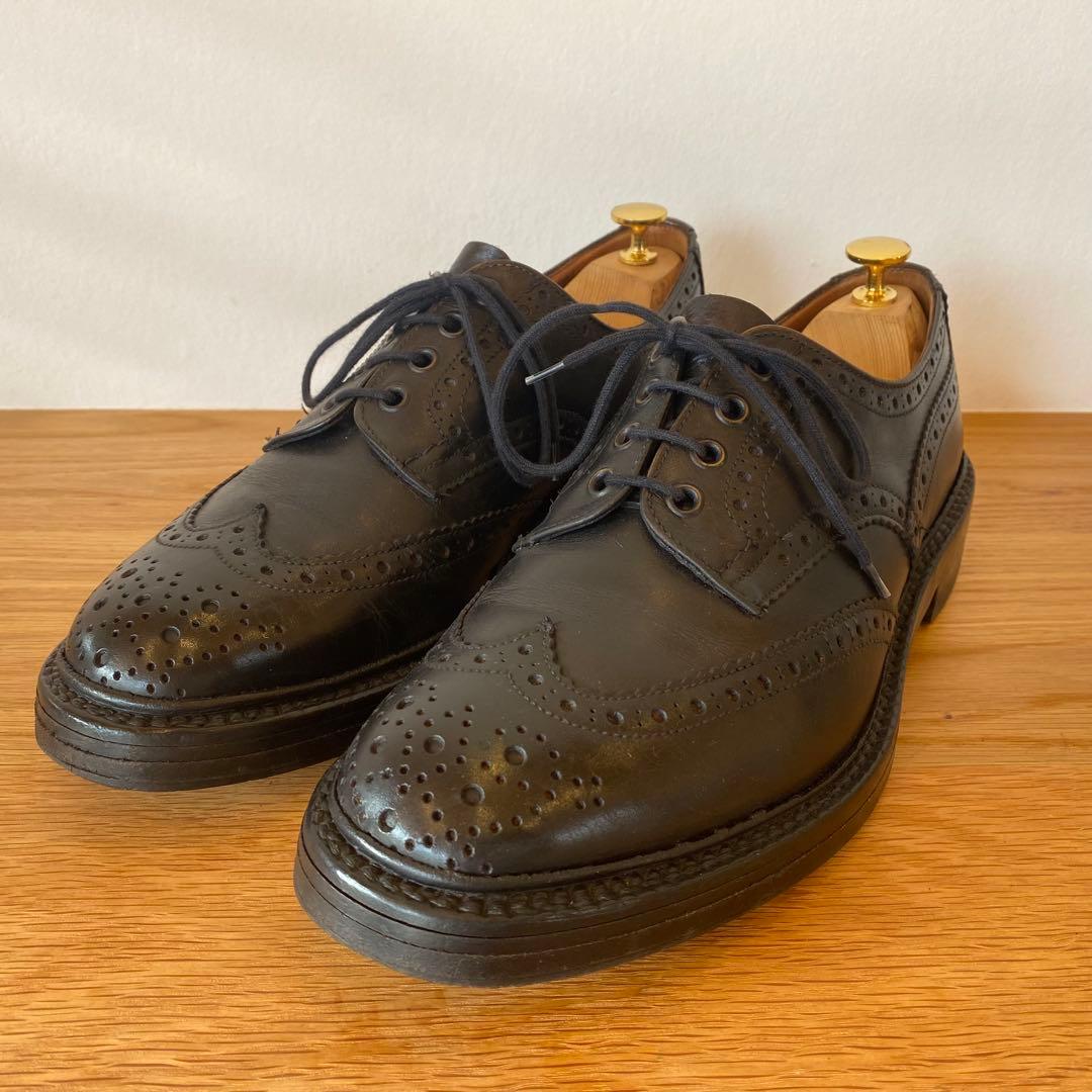 90s Tricker'sトリッカーズ バートン フルブローグダービーUK8.5