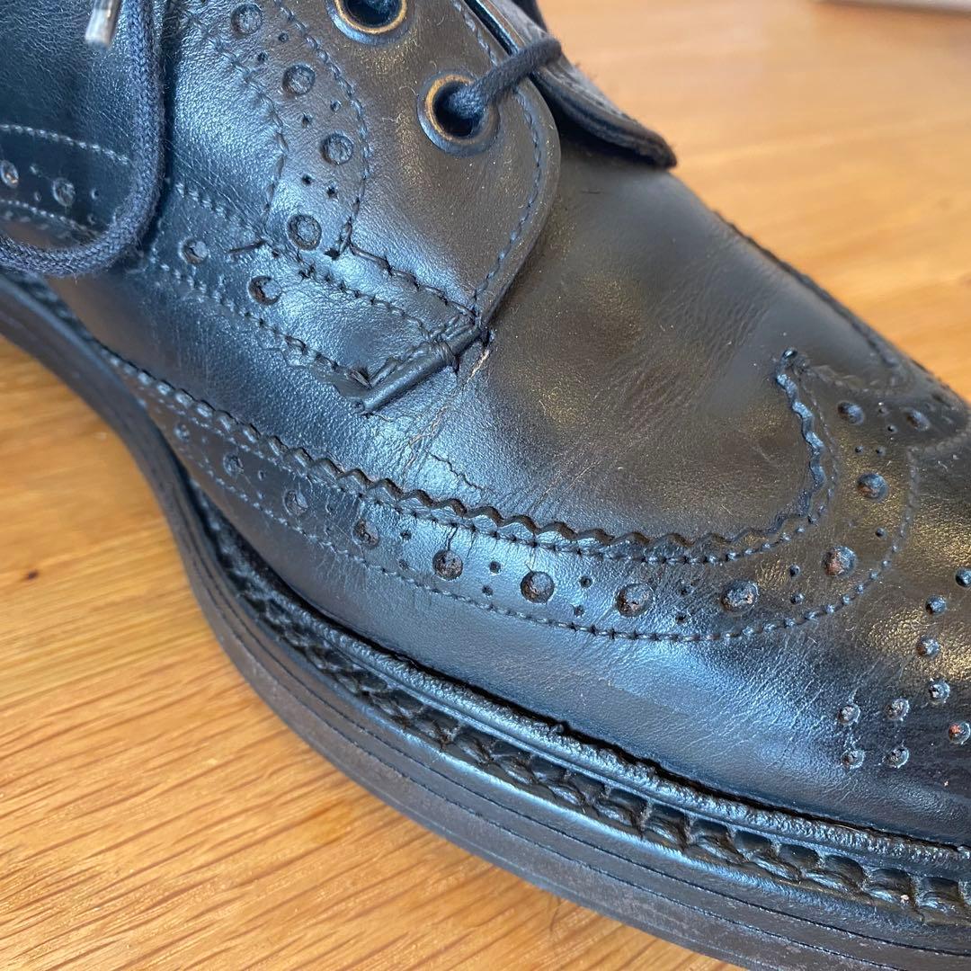 90s Tricker'sトリッカーズ バートン フルブローグダービーUK8.5