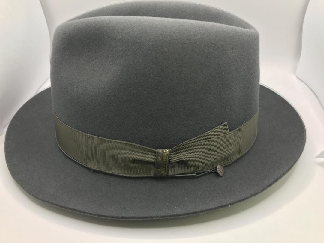 途轍もなく世界最高峰すぎる‼Borsalino グレー ファーフェルトハット