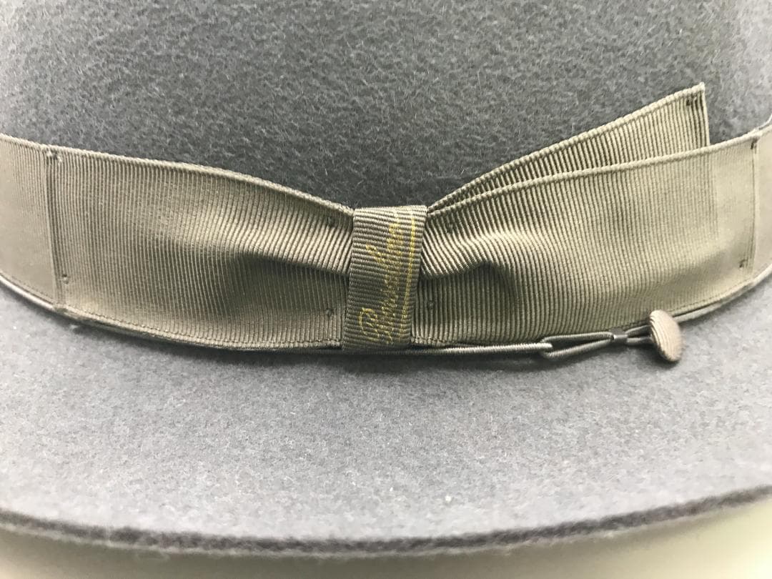 途轍もなく世界最高峰すぎる‼Borsalino グレー ファーフェルトハット