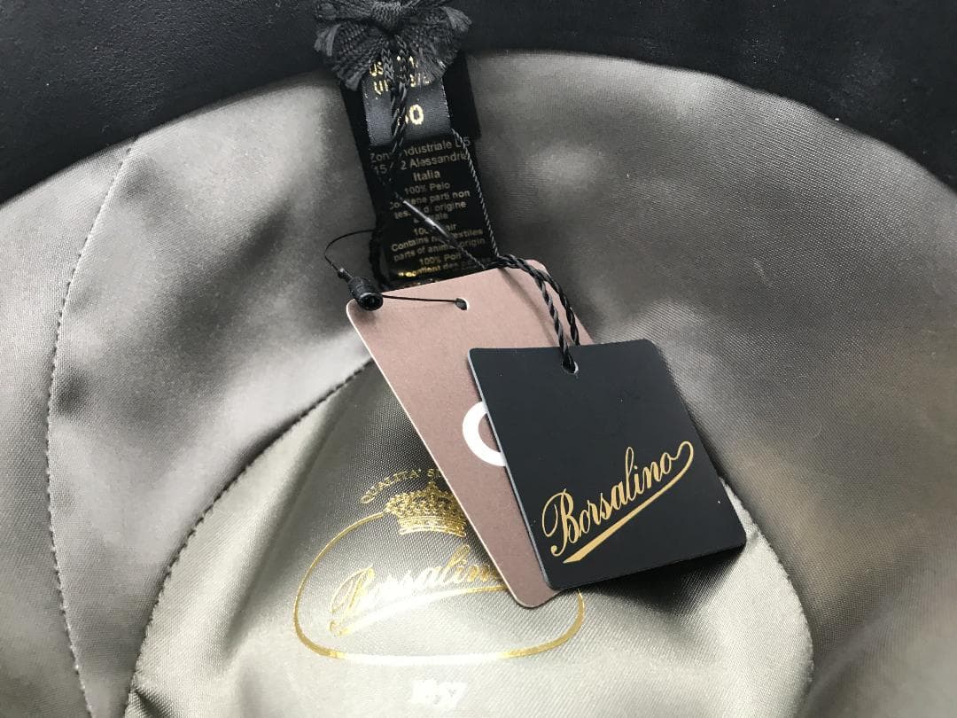 途轍もなく世界最高峰すぎる‼Borsalino グレー ファーフェルトハット