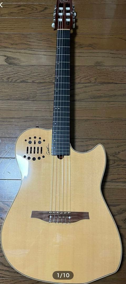 美品 Godin(ゴダン) Multiac Nylon SA(エレガット)