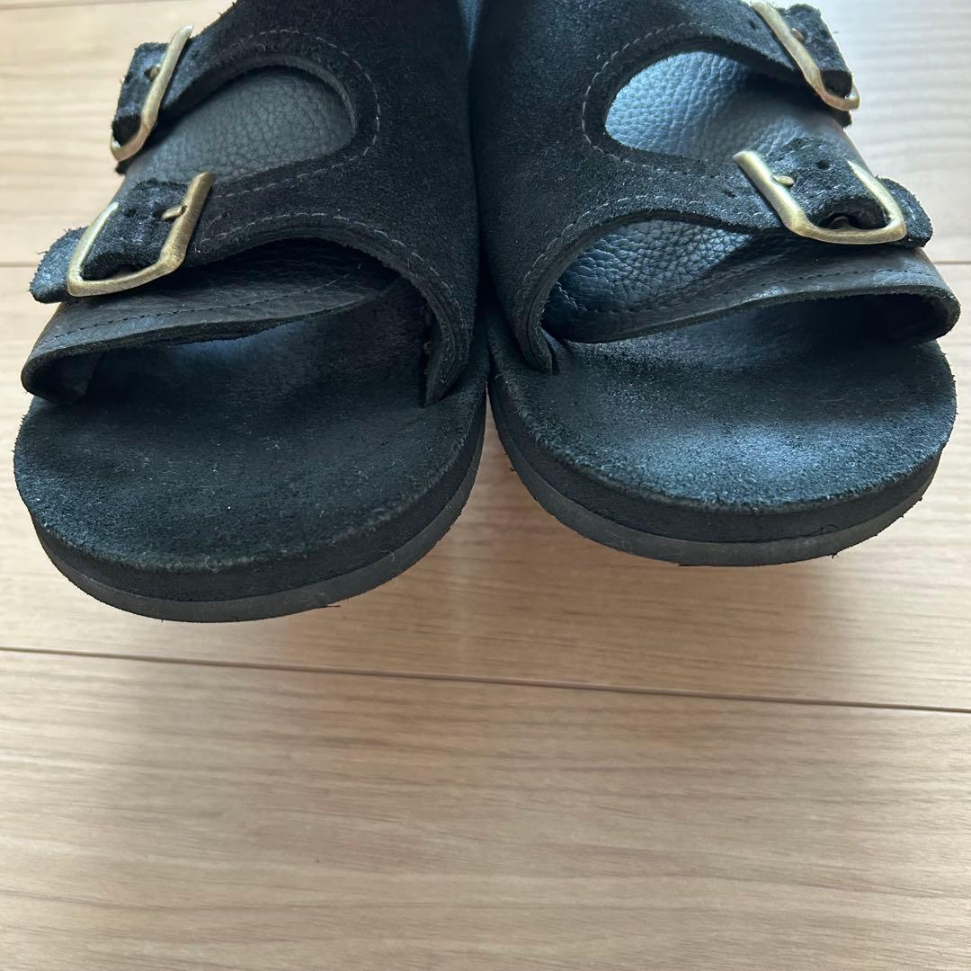 美品 サンダルマン×コニーアイランド　別注　ダブルバックルサンダル