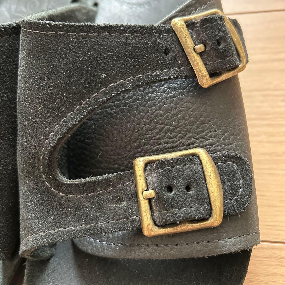 美品 サンダルマン×コニーアイランド　別注　ダブルバックルサンダル