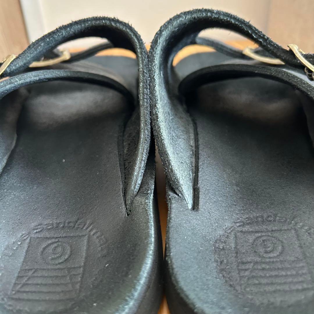 美品 サンダルマン×コニーアイランド　別注　ダブルバックルサンダル