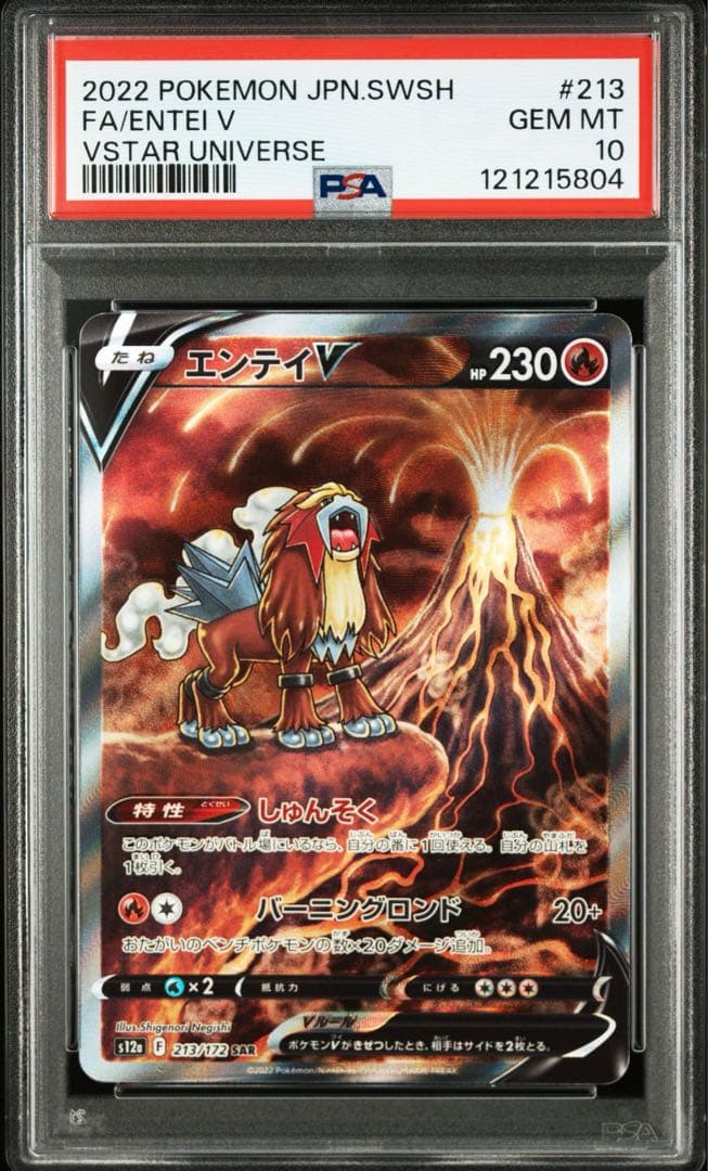 【連番】エンテイ　ライコウ　スイクン　vstar sar psa10 3犬