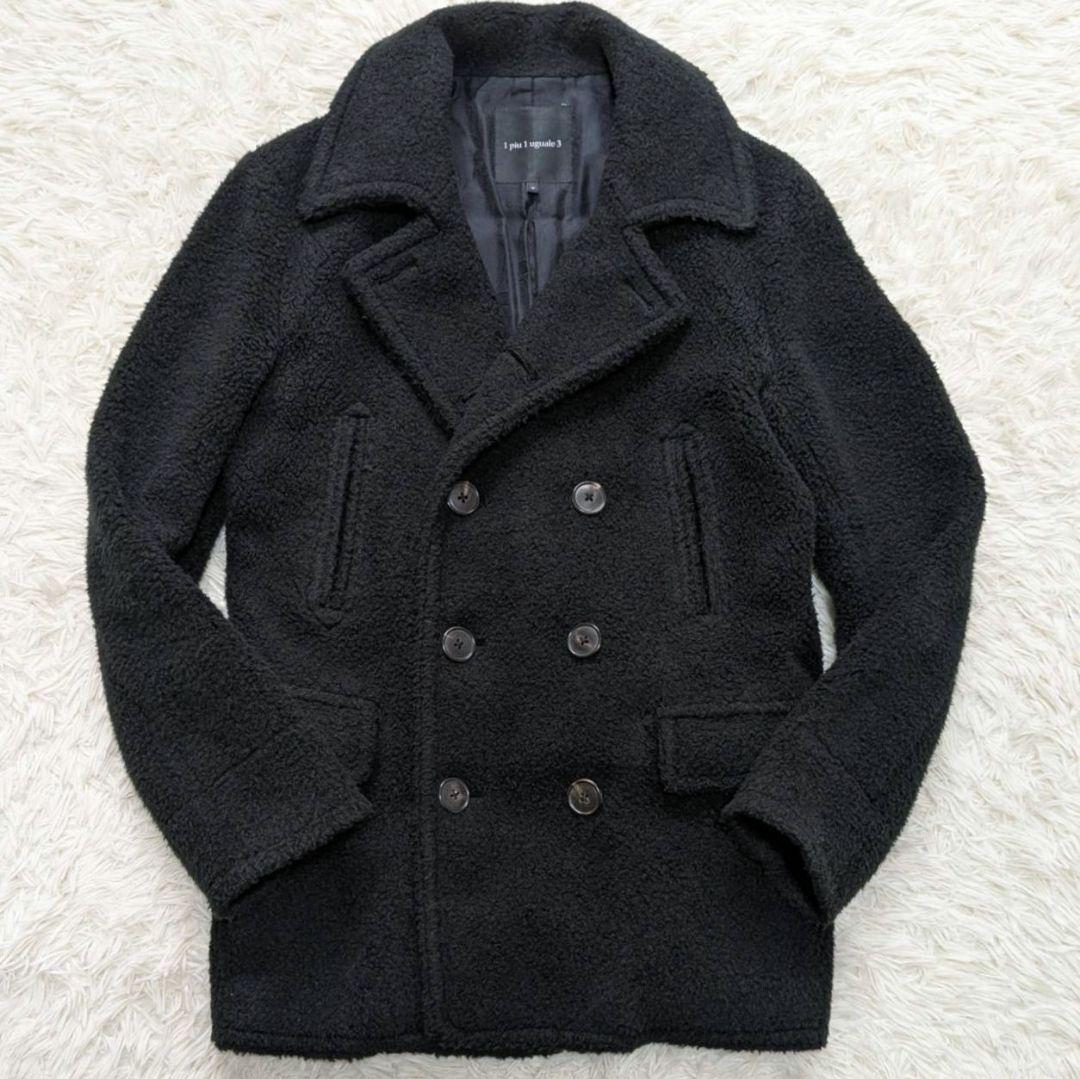1PIU1UGUALE3 SHEEP BOA P COAT ボア ダブルコート