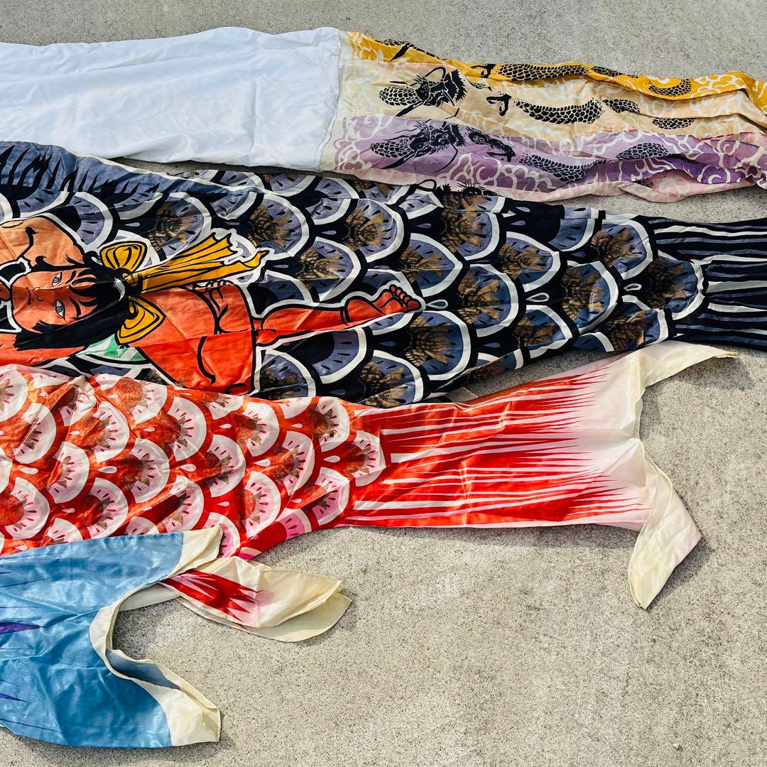 鯉のぼり　黄金兜鯉　4M