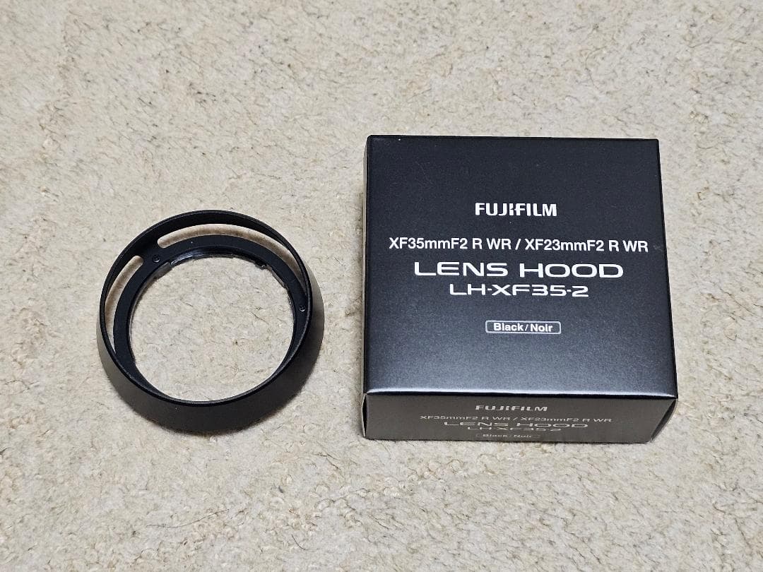 【中古美品】FUJIFILM X-S10、XC35mmF2・純正レンズフード