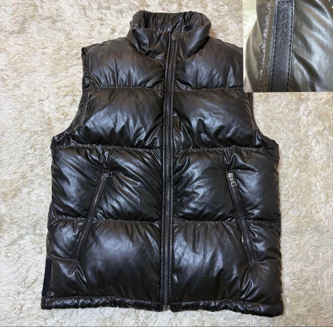 ICEBABY　希少✨　プラダ　スポーツ　ダウンベスト　メンズ　ブラウン