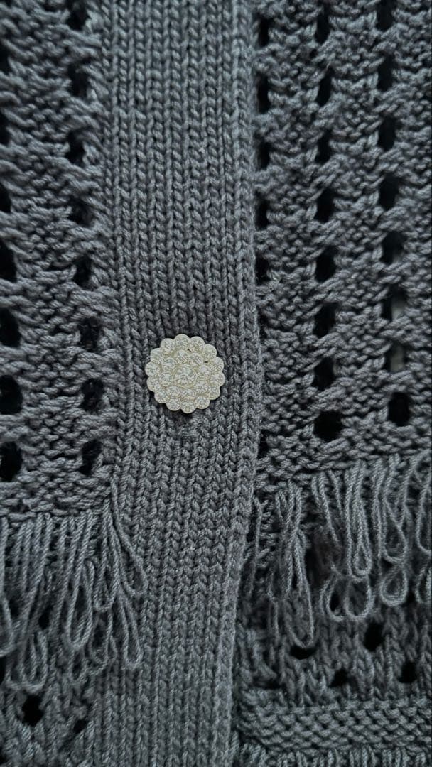 LOULOU WILLOUGHBYフリンジクロッシェジレ　アルアバイル