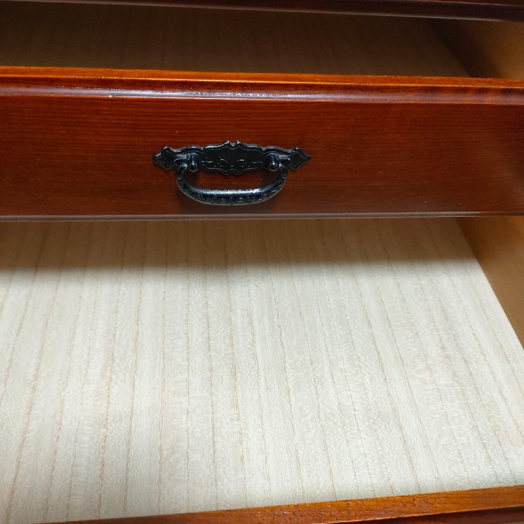 民芸家具 10段チェスト 木製 多段 引き出し 箪笥 収納 和モダン 昭和レトロ