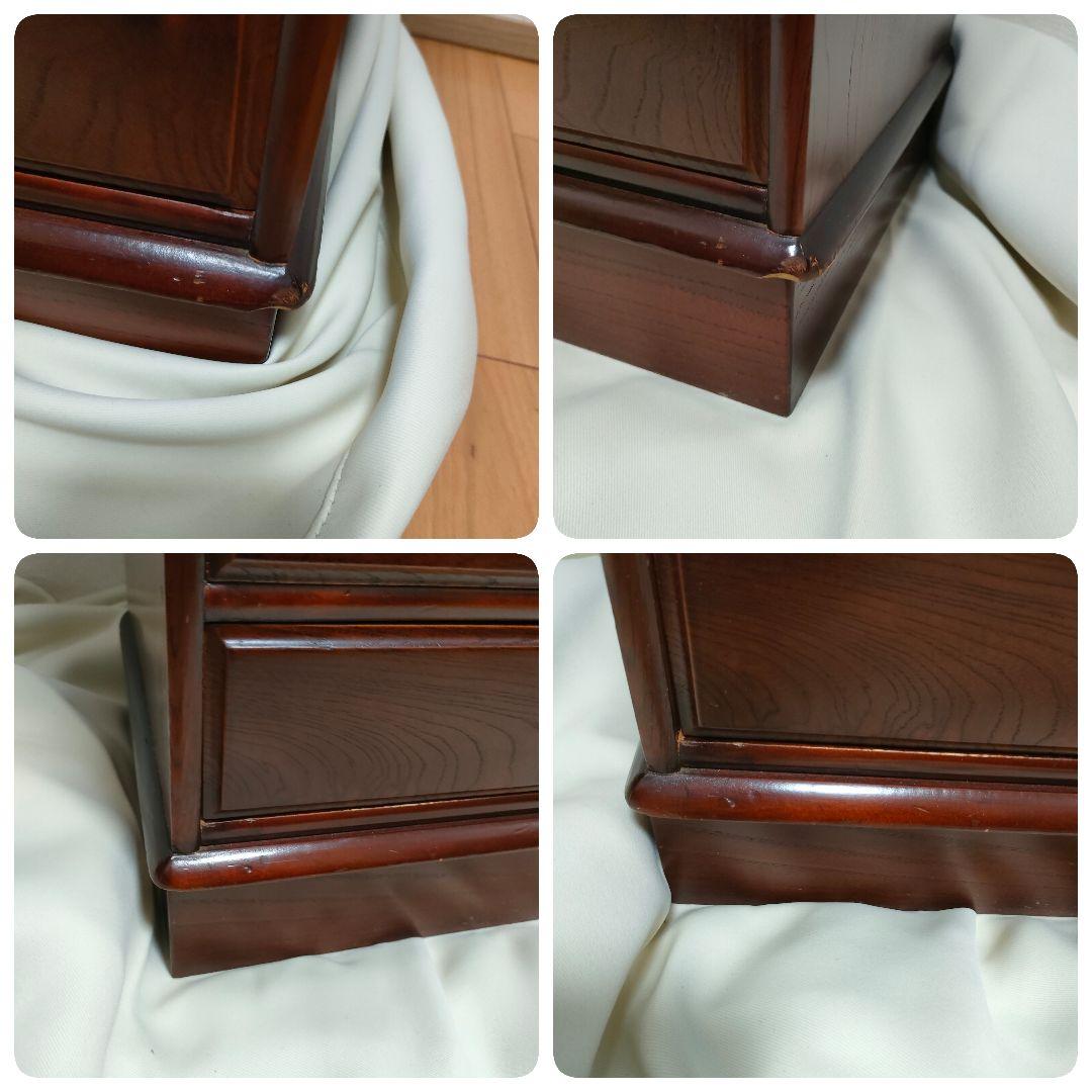 民芸家具 10段チェスト 木製 多段 引き出し 箪笥 収納 和モダン 昭和レトロ