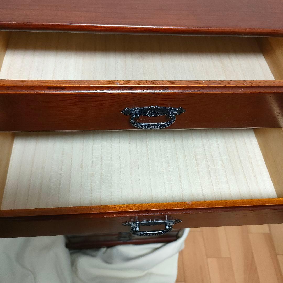 民芸家具 10段チェスト 木製 多段 引き出し 箪笥 収納 和モダン 昭和レトロ