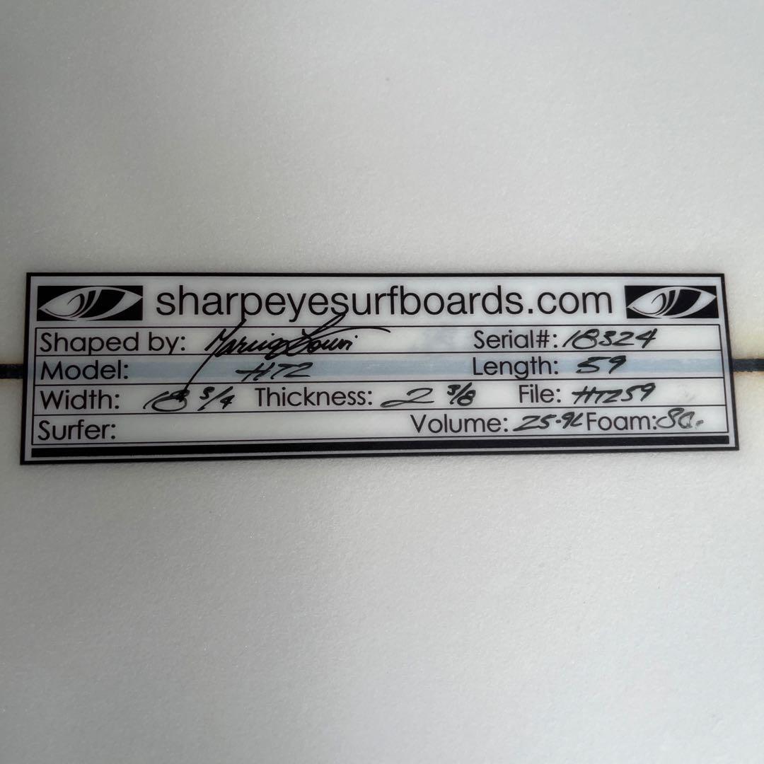 sharp eye HT2 ショートボード ホワイト