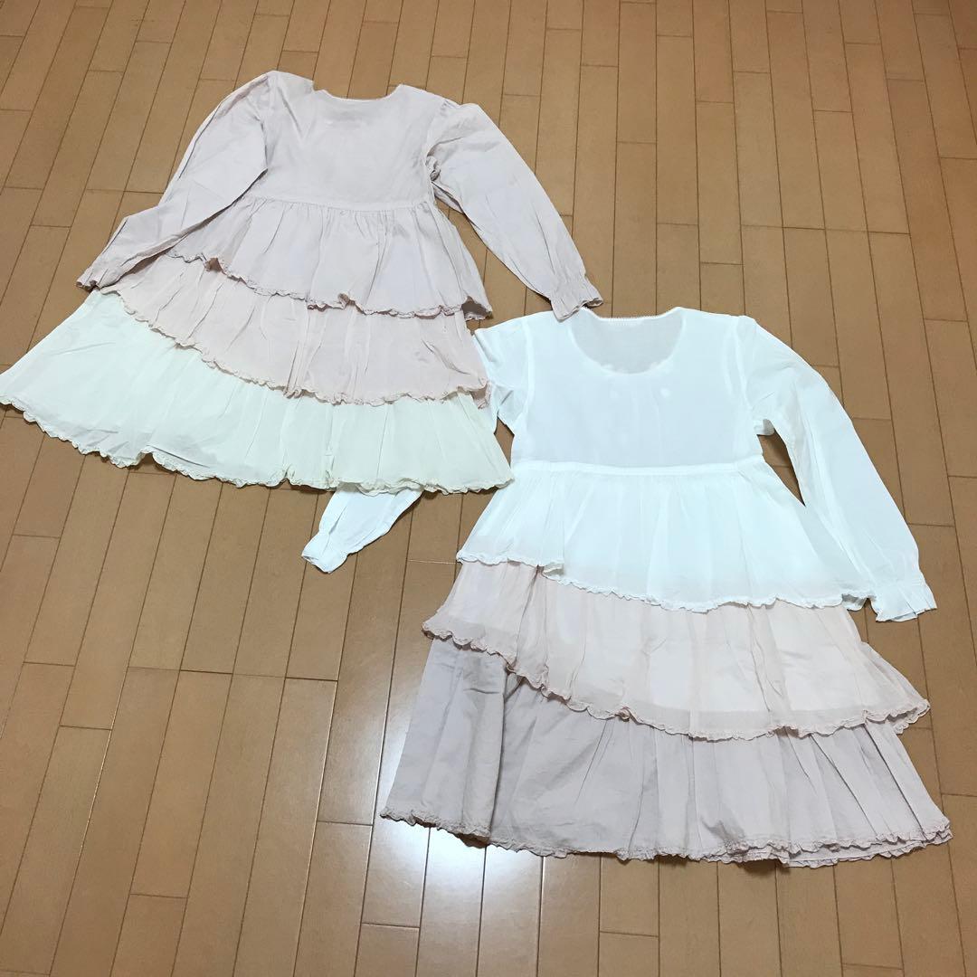 ピンクハウス　さくら刺繍モチーフ付き　チュニックワンピース　2点おまとめ