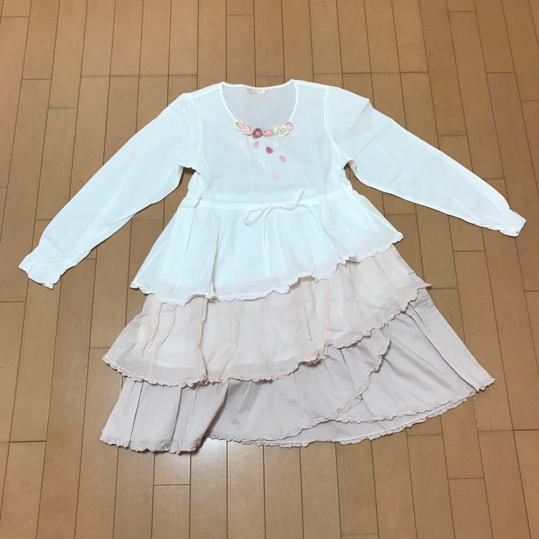 ピンクハウス　さくら刺繍モチーフ付き　チュニックワンピース　2点おまとめ