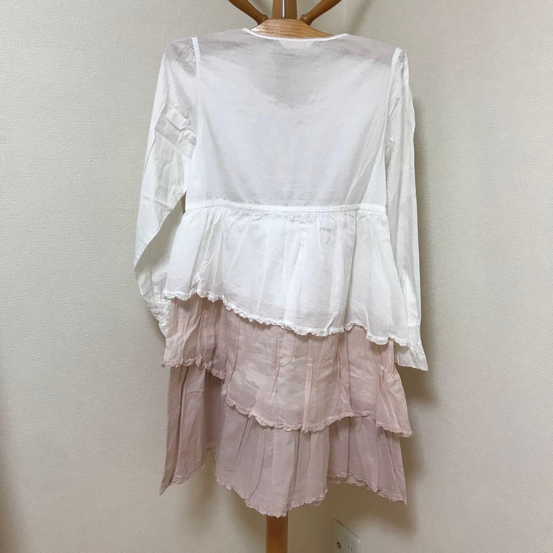 ピンクハウス　さくら刺繍モチーフ付き　チュニックワンピース　2点おまとめ