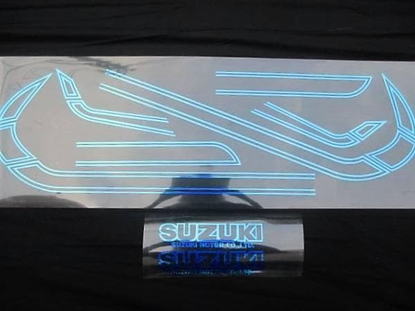 GS400★E2ライン★青メッキ★（GSX250E/GSX400E/GT380)