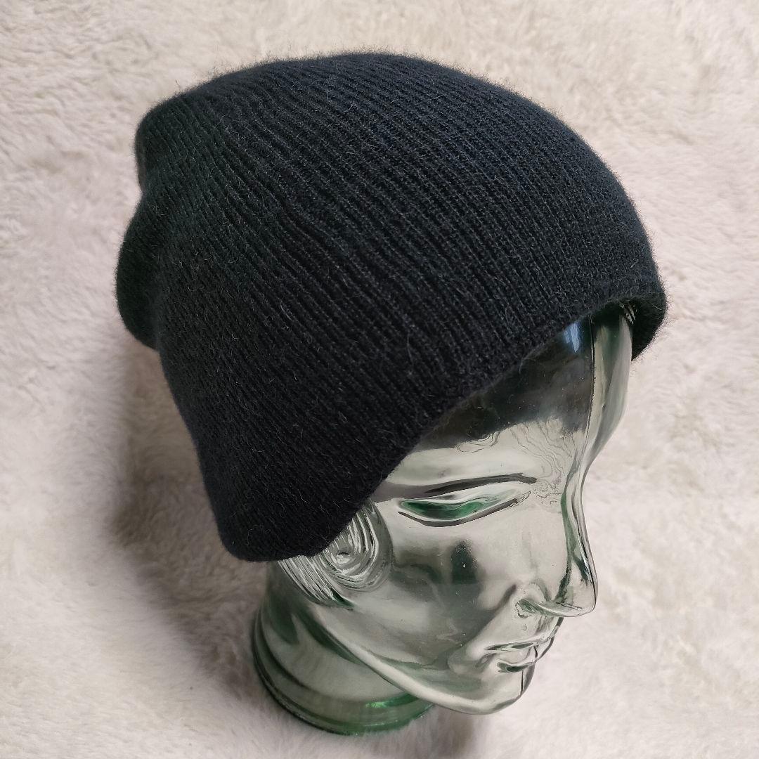まさ様【✨新品✨】Theory セオリー◎アルパカ混リブ編みニット帽　黒