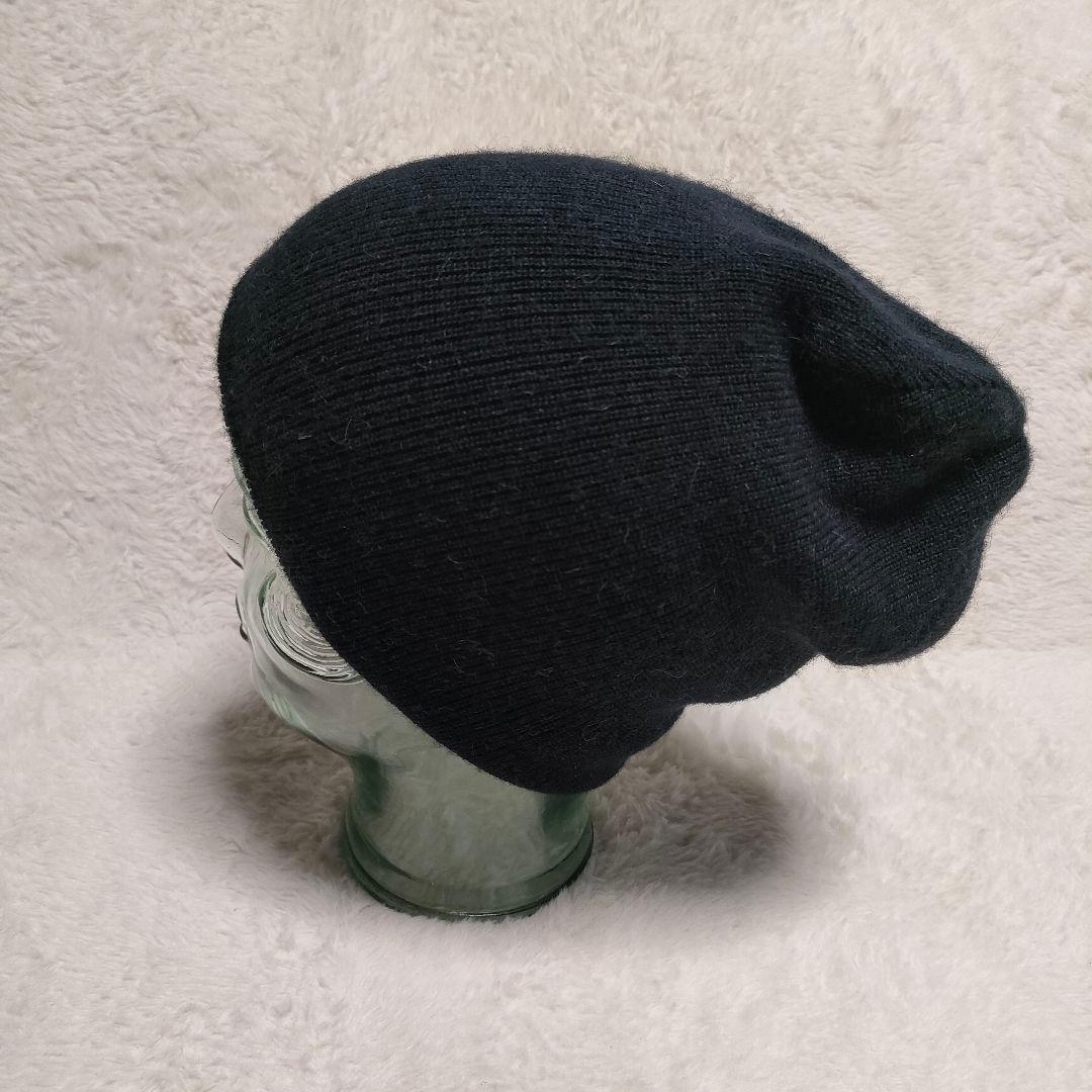 まさ様【✨新品✨】Theory セオリー◎アルパカ混リブ編みニット帽　黒
