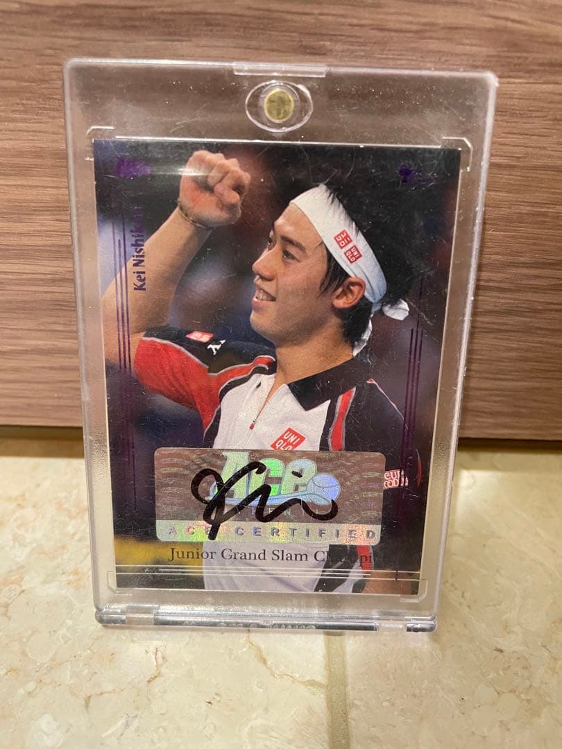 ACE 2012 錦織圭 AUTO PURPLE テニスカード