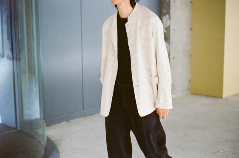 comoli S/C ドットスタンドカラージャケット サイズ2