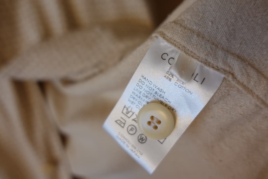 comoli S/C ドットスタンドカラージャケット サイズ2